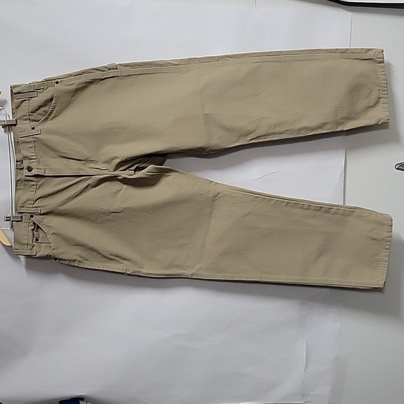 Dickies, Vtg, Men's Heavy-Duty Carpenter Pants, 38x32, Natural Canvas Khaki. - Picture 2 of 11
